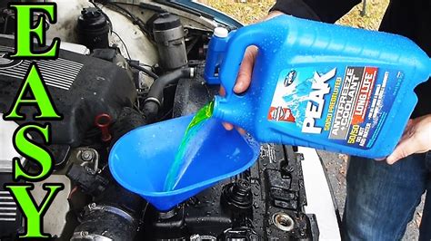 how to clean engine cooling system