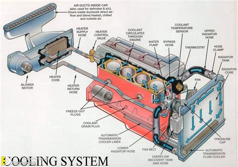 parts of an engine cooling system