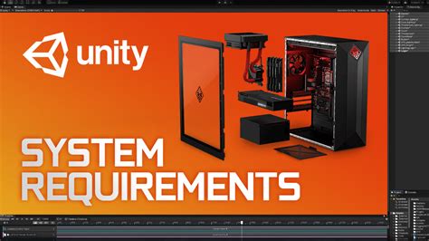 system requirements for unity game engine