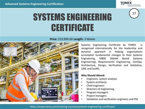 systems engineering certification